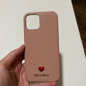 Miu Miu Pink Phone Case iPhone 11 Pro